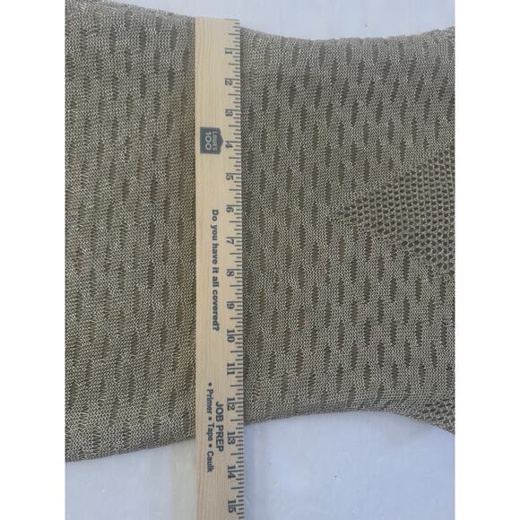 House Of Harlow 1960 Dress Womens Small Gold Metallic Crochet Knit Maxi #5797 - Picture 7 of 13